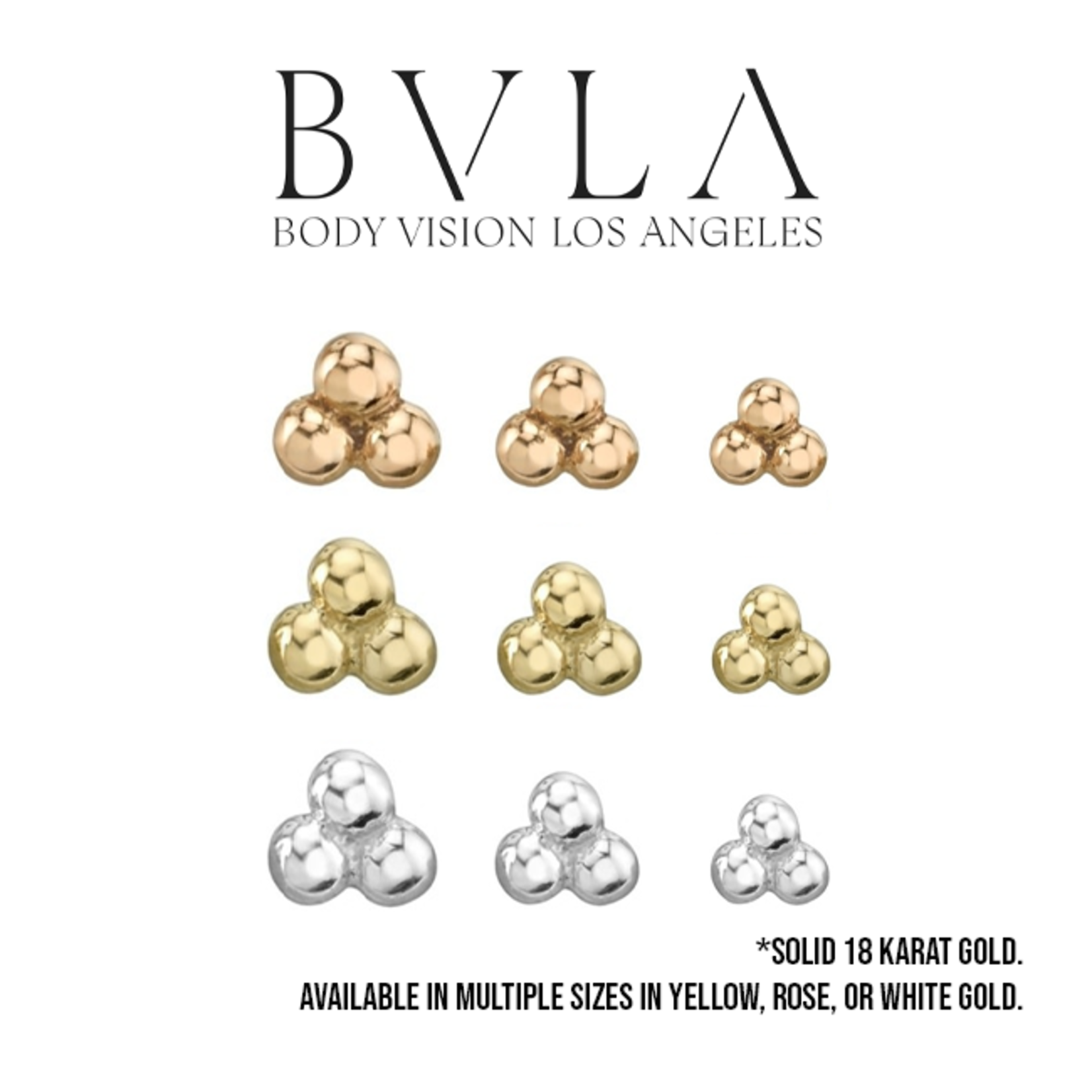 BVLA BVLA 2.0 "3 bead cluster" threaded end
