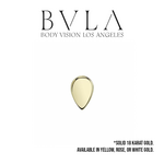 BVLA BVLA 14g "Flat Teardrop" Threaded End