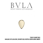 BVLA BVLA 3x2 "Flat Teardrop" nostril screw