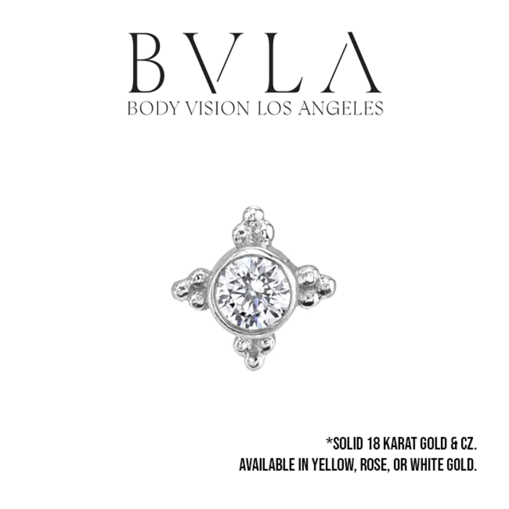 BVLA BVLA "Mini Kandy" press-fit end bezel-set CZ