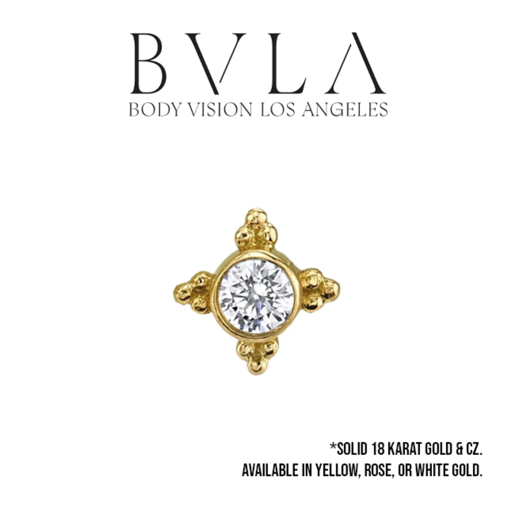 BVLA BVLA "Mini Kandy" press-fit end bezel-set CZ