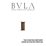BVLA BVLA "Prong Baguette" Press-Fit End with Smoky Quartz