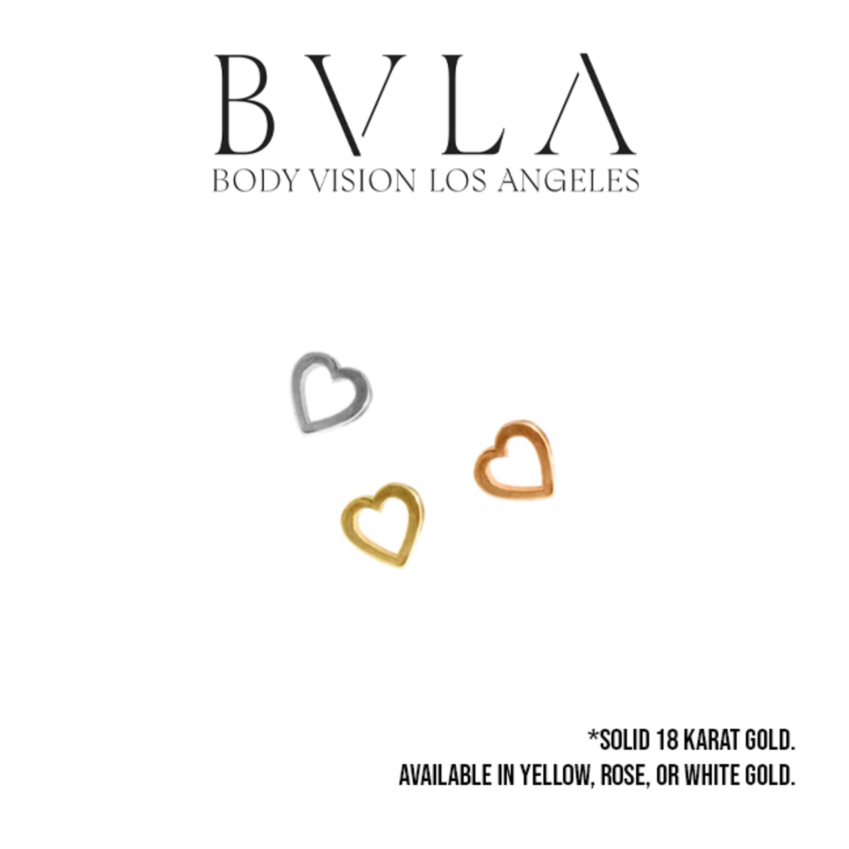 BVLA BVLA "Open Heart" press fit end