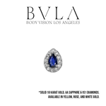 BVLA BVLA "Pear Altura"  with Diamond and Sapphire Pear