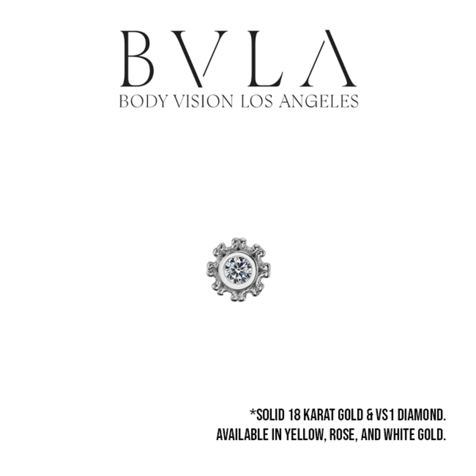 BVLA BVLA 3.5 "Firenze" threaded end with 1.5 VS1 diamond