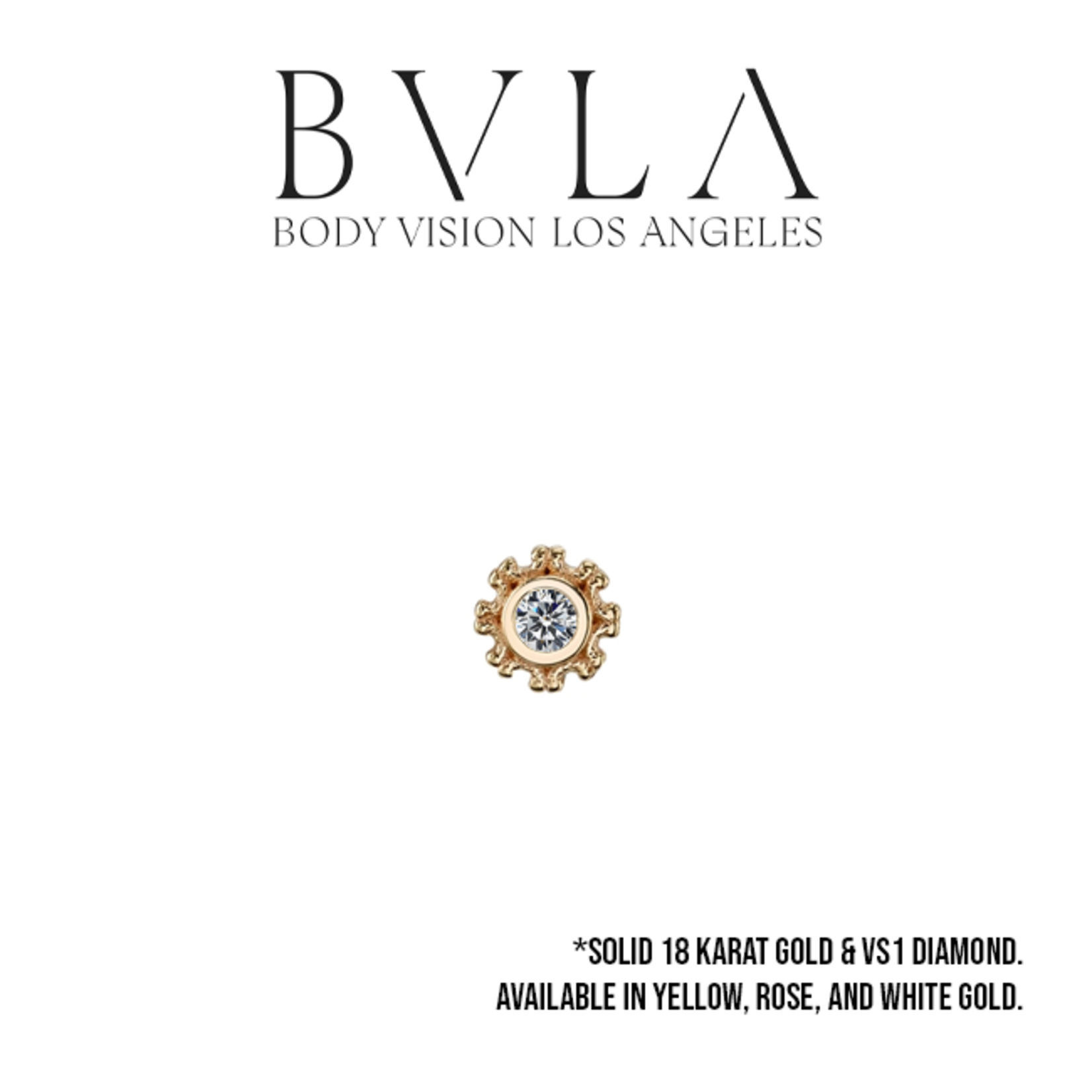 BVLA BVLA 3.5 "Firenze" threaded end with 1.5 VS1 diamond