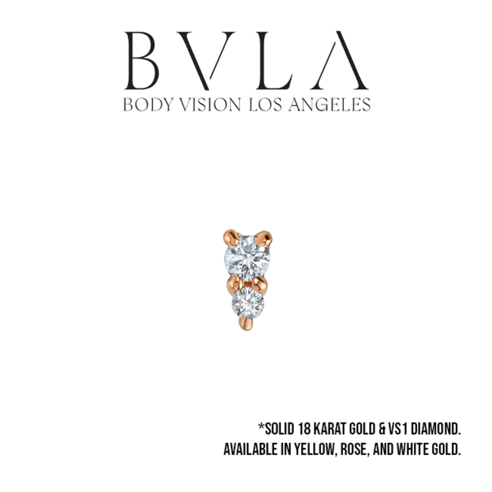 BVLA BVLA "Jeanie 2" press fit end with VS1 diamonds