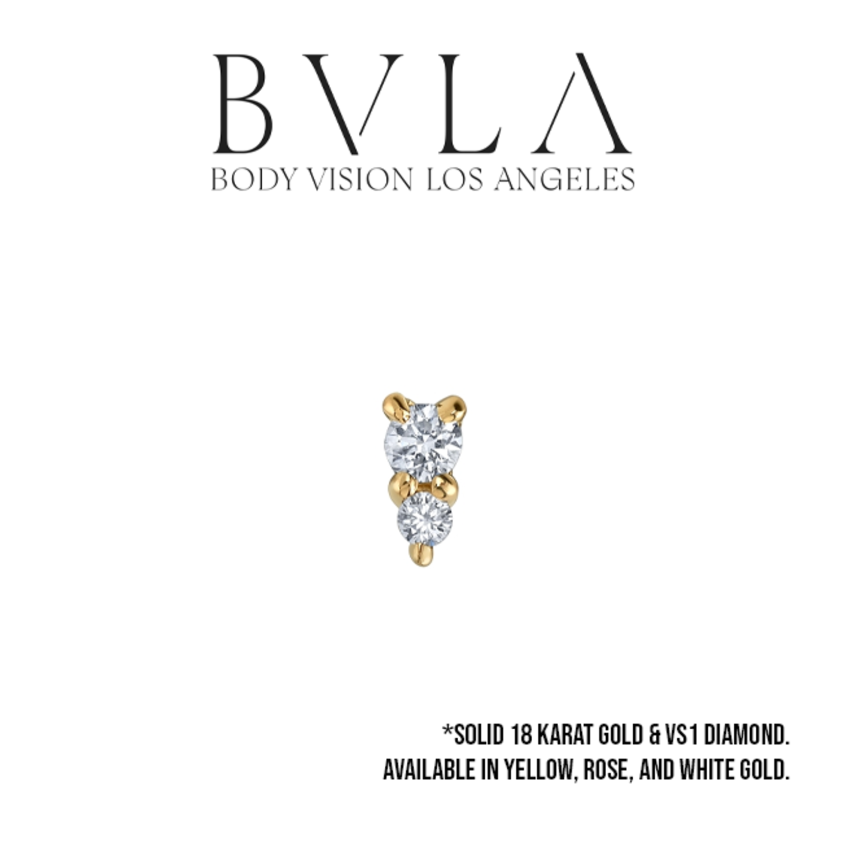 BVLA BVLA "Jeanie 2" press fit end with VS1 diamonds
