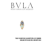 BVLA BVLA "Marquise Illusion" with Diamond and White Opal