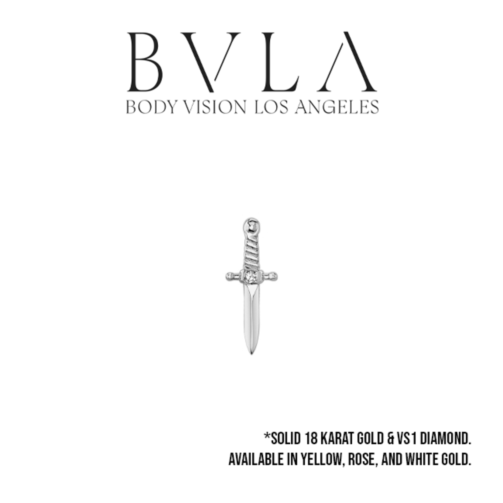 BVLA BVLA 9.0 "Slasher Dagger" press fit end with 0.8 VS1 diamond