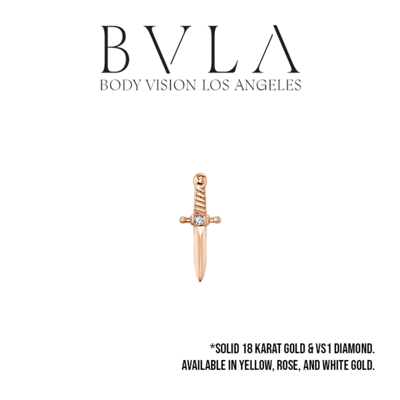 BVLA BVLA 9.0 "Slasher Dagger" press fit end with 0.8 VS1 diamond