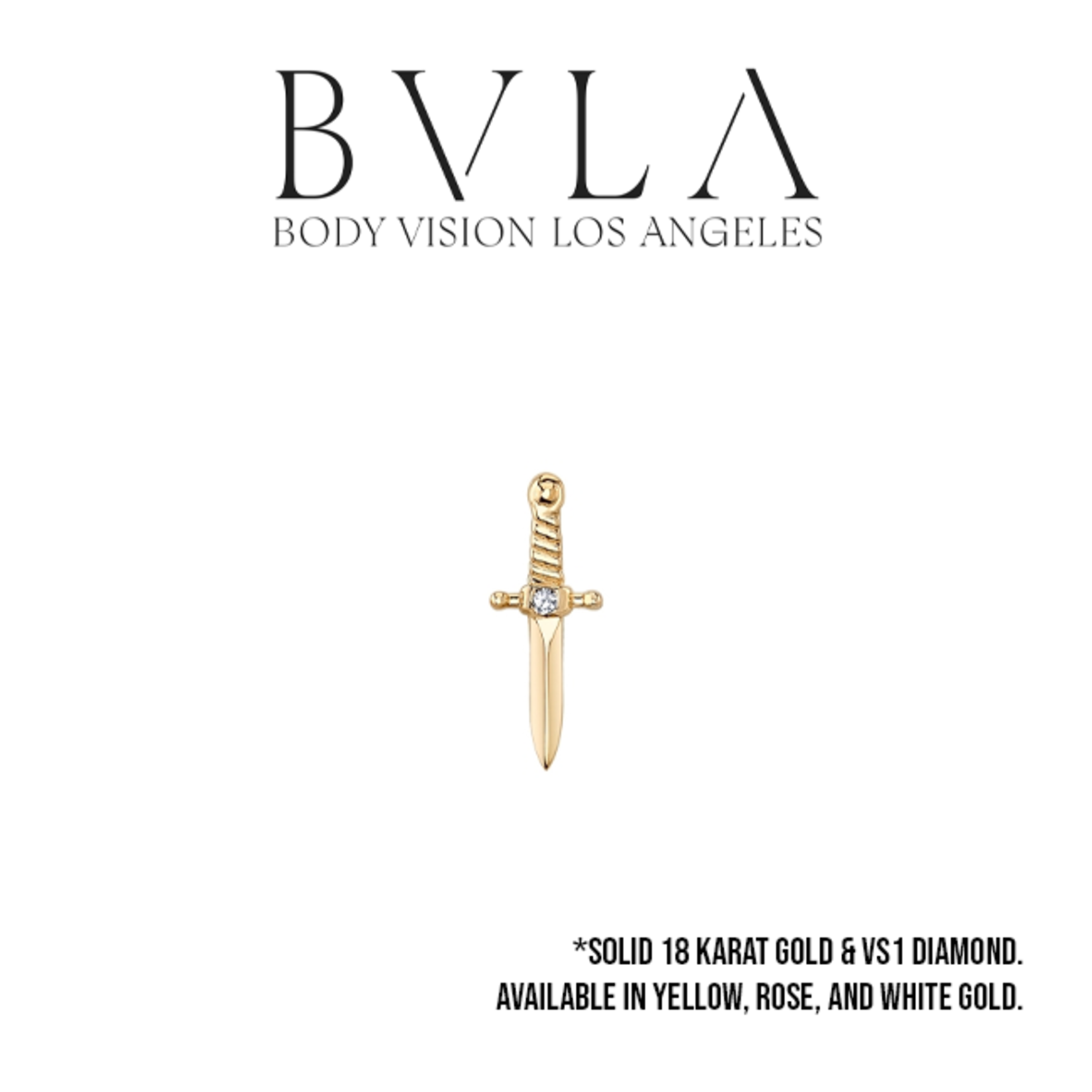 BVLA BVLA 9.0 "Slasher Dagger" press fit end with 0.8 VS1 diamond