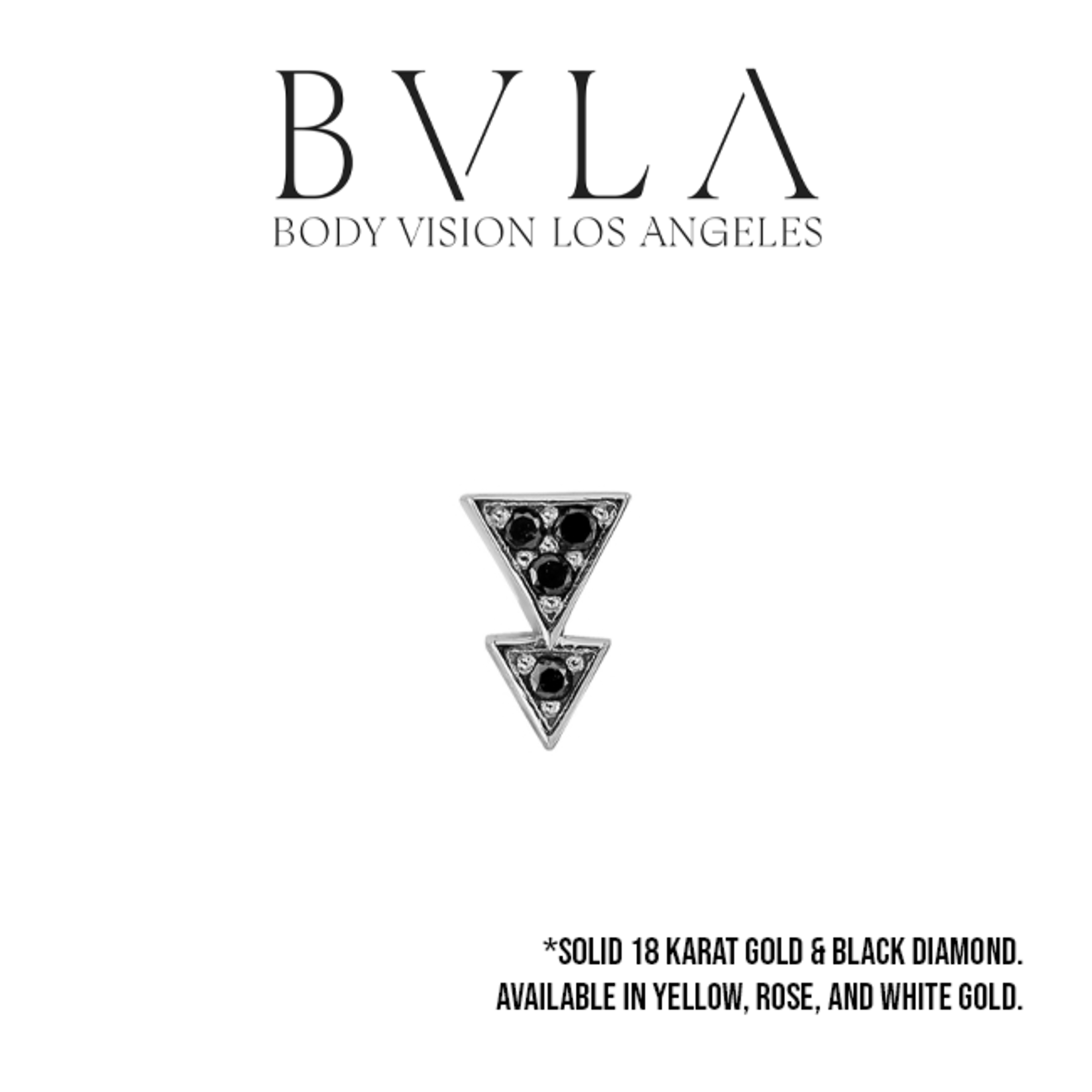 BVLA BVLA "Fate" threaded end with 4x 1.0 black diamond