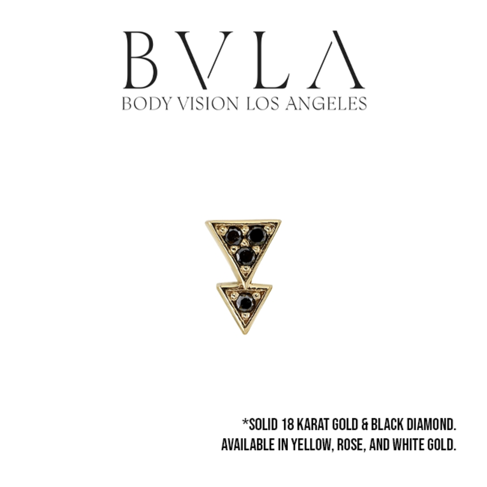 BVLA BVLA "Fate" threaded end with 4x 1.0 black diamond