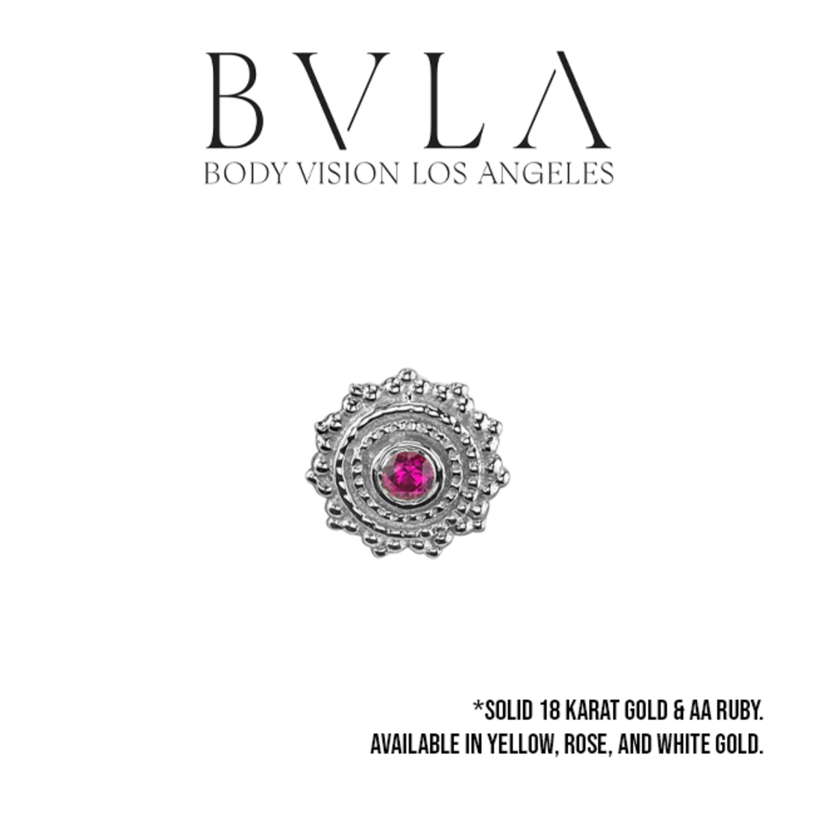 BVLA BVLA 6.0 "Afghan" press-fit end with 1.5 AA ruby