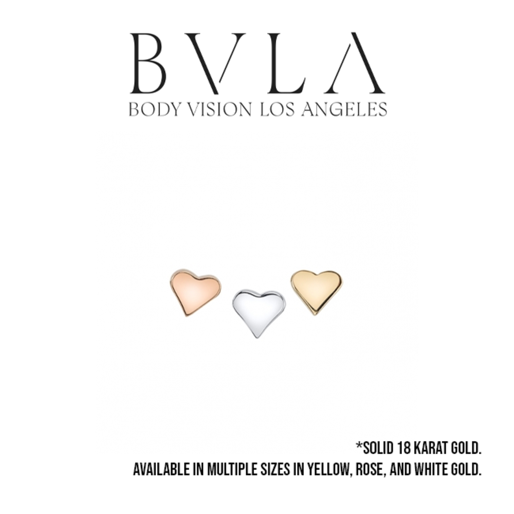 BVLA BVLA "Flat Heart" press fit end