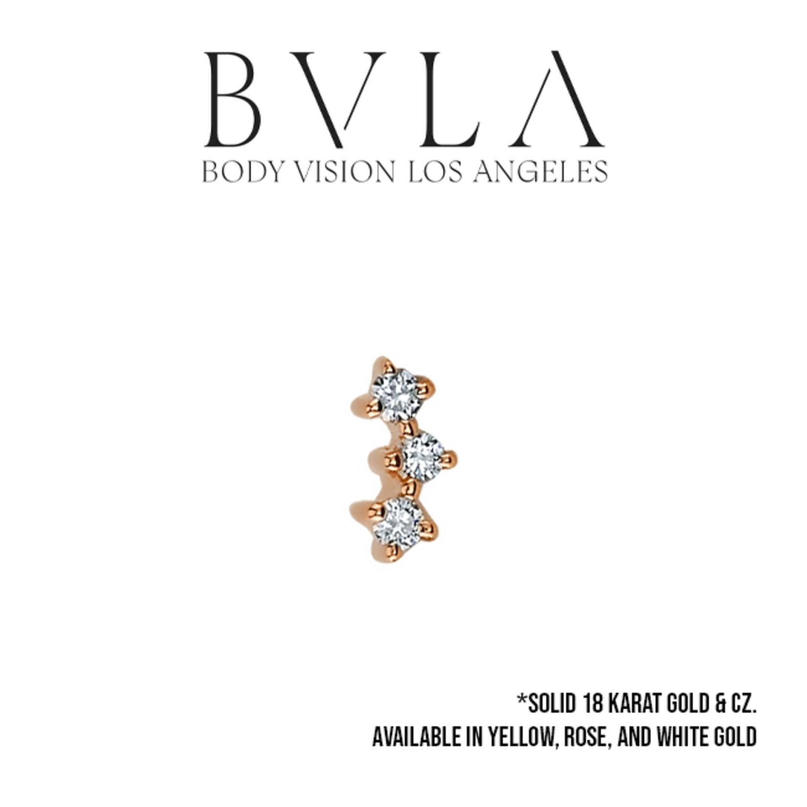 BVLA BVLA "Muse" threaded end with CZ