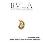 BVLA BVLA "Paisley" Press-Fit End with CZ