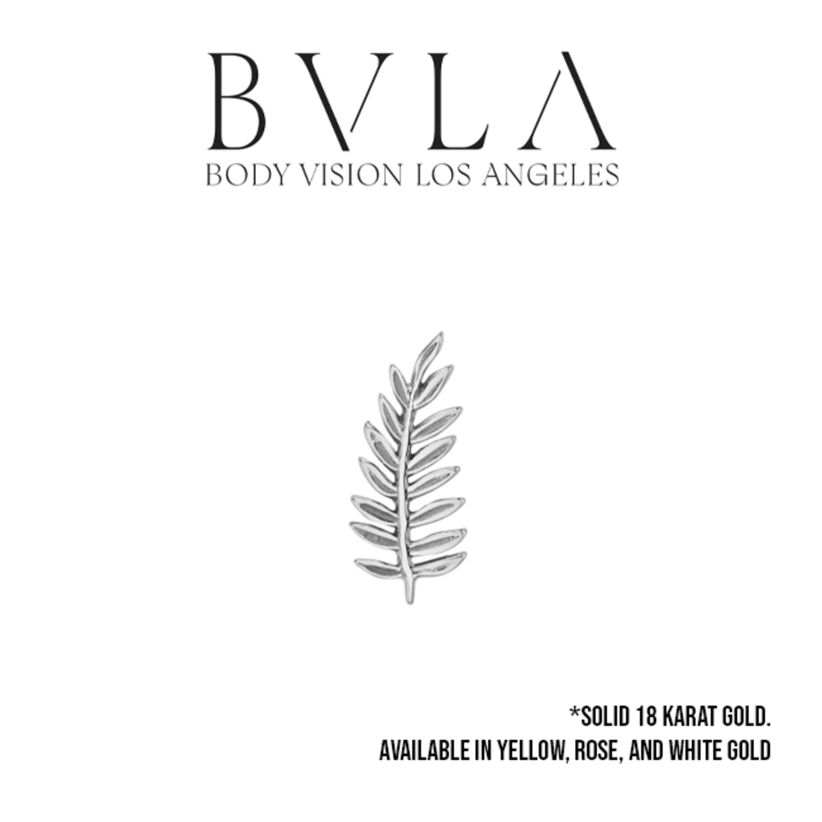 BVLA BVLA "Fern" threaded end