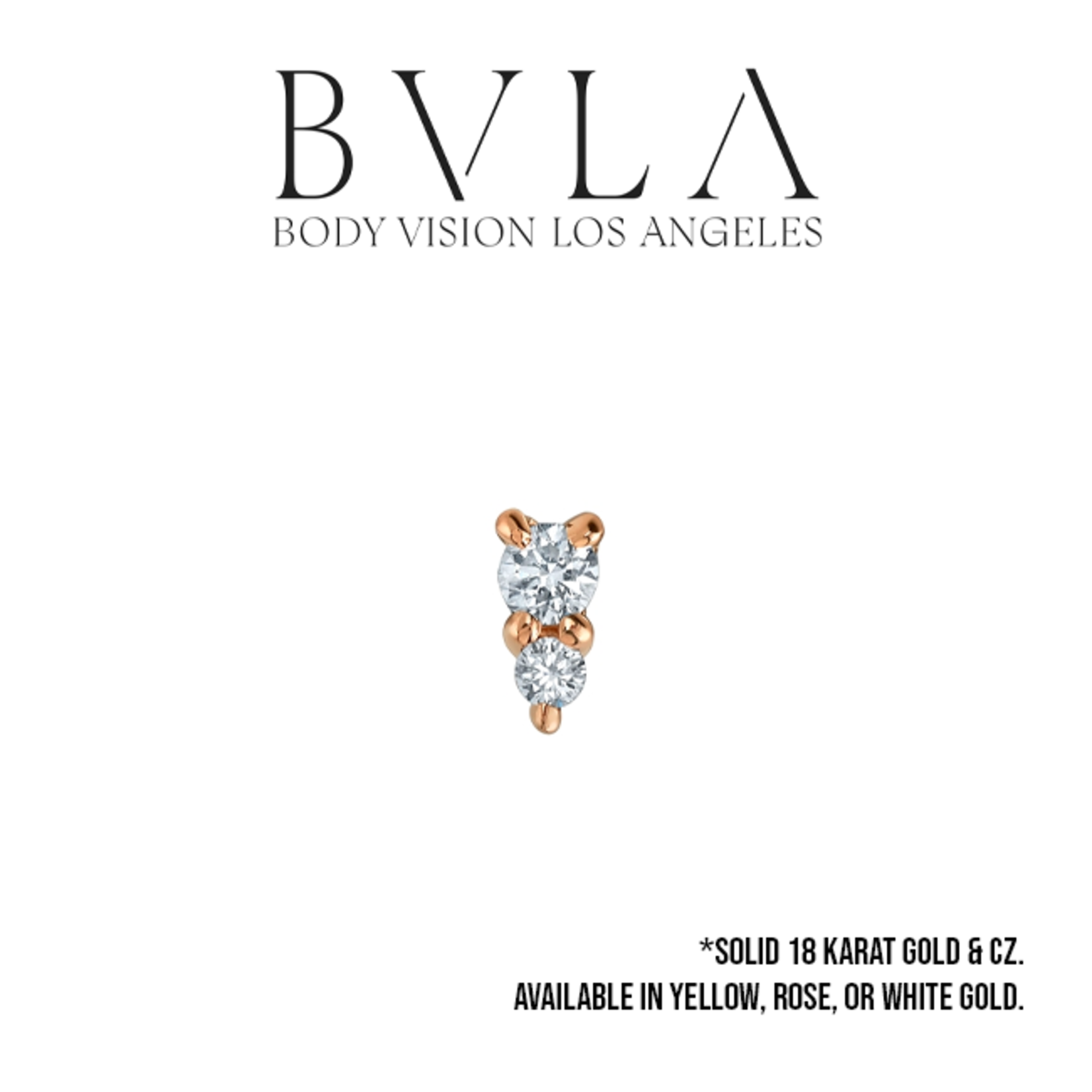 BVLA BVLA "Jeanie 2" press-fit end with CZ
