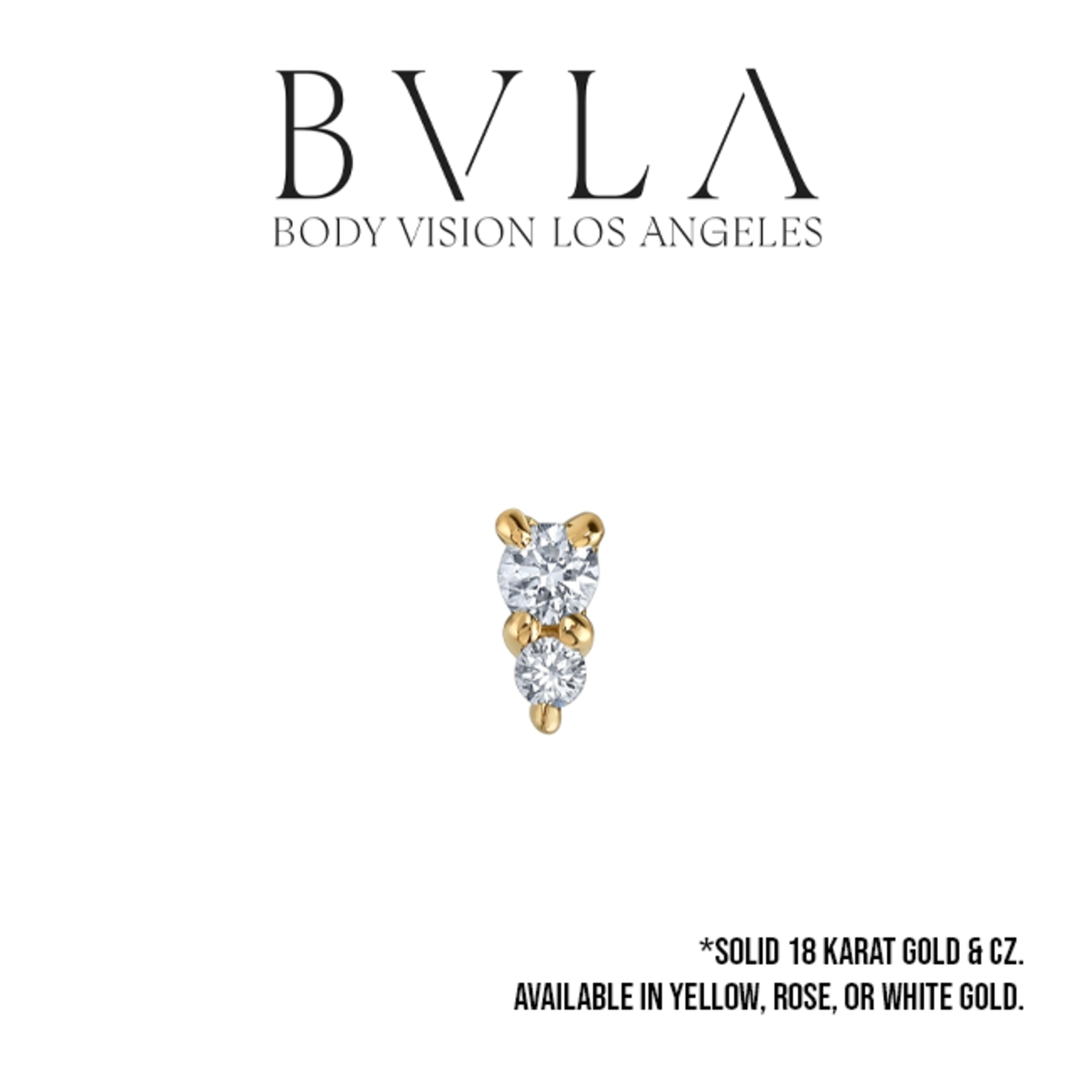 BVLA BVLA "Jeanie 2" press-fit end with CZ
