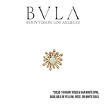 BVLA BVLA 4.0mm "Sunray" Press-Fit End with 1.5mm AAA White Opal