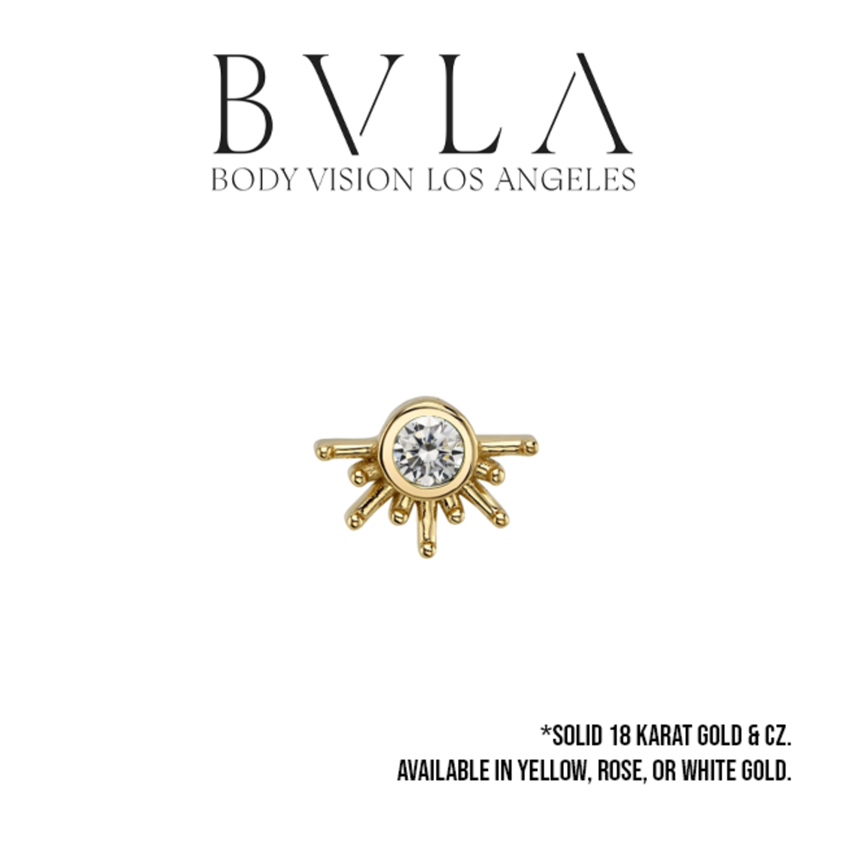 BVLA BVLA 6.0 "Live to Tell" press fit end with 1.5 CZ
