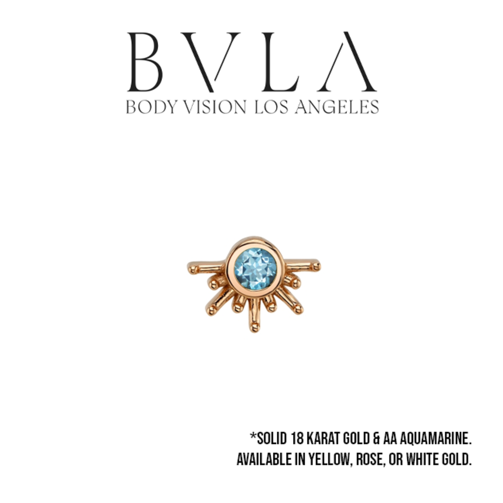 BVLA BVLA 6.5 "Live to Tell"  threaded end with 2.0 AA Aquamarine