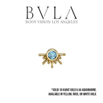 BVLA BVLA 6.5 "Live to Tell" Threaded End with AA Aquamarine