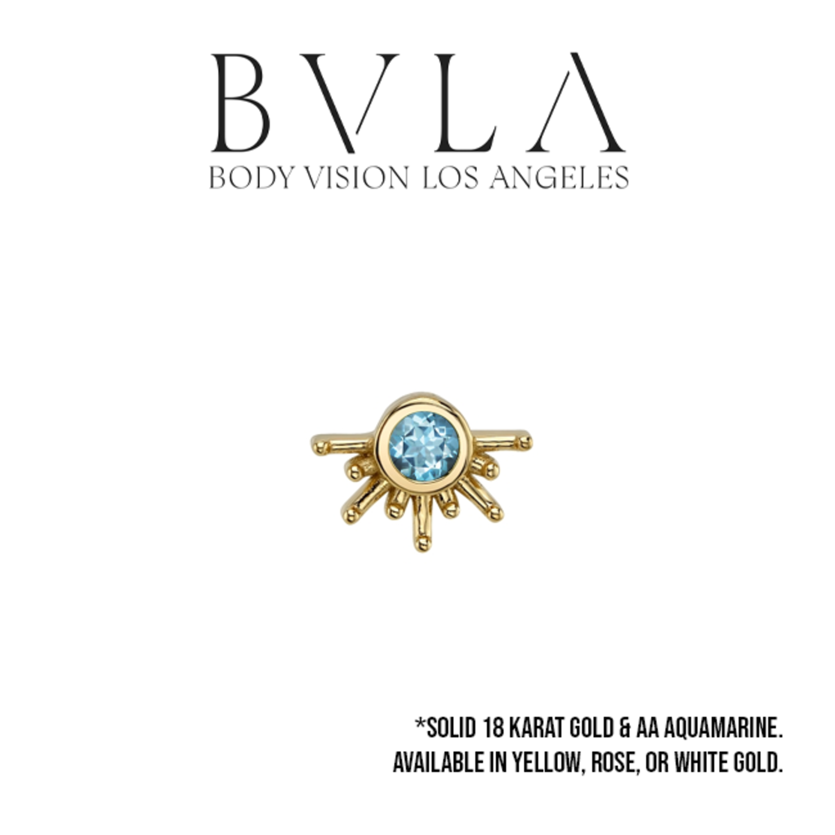 BVLA BVLA 6.5 "Live to Tell"  threaded end with 2.0 AA Aquamarine