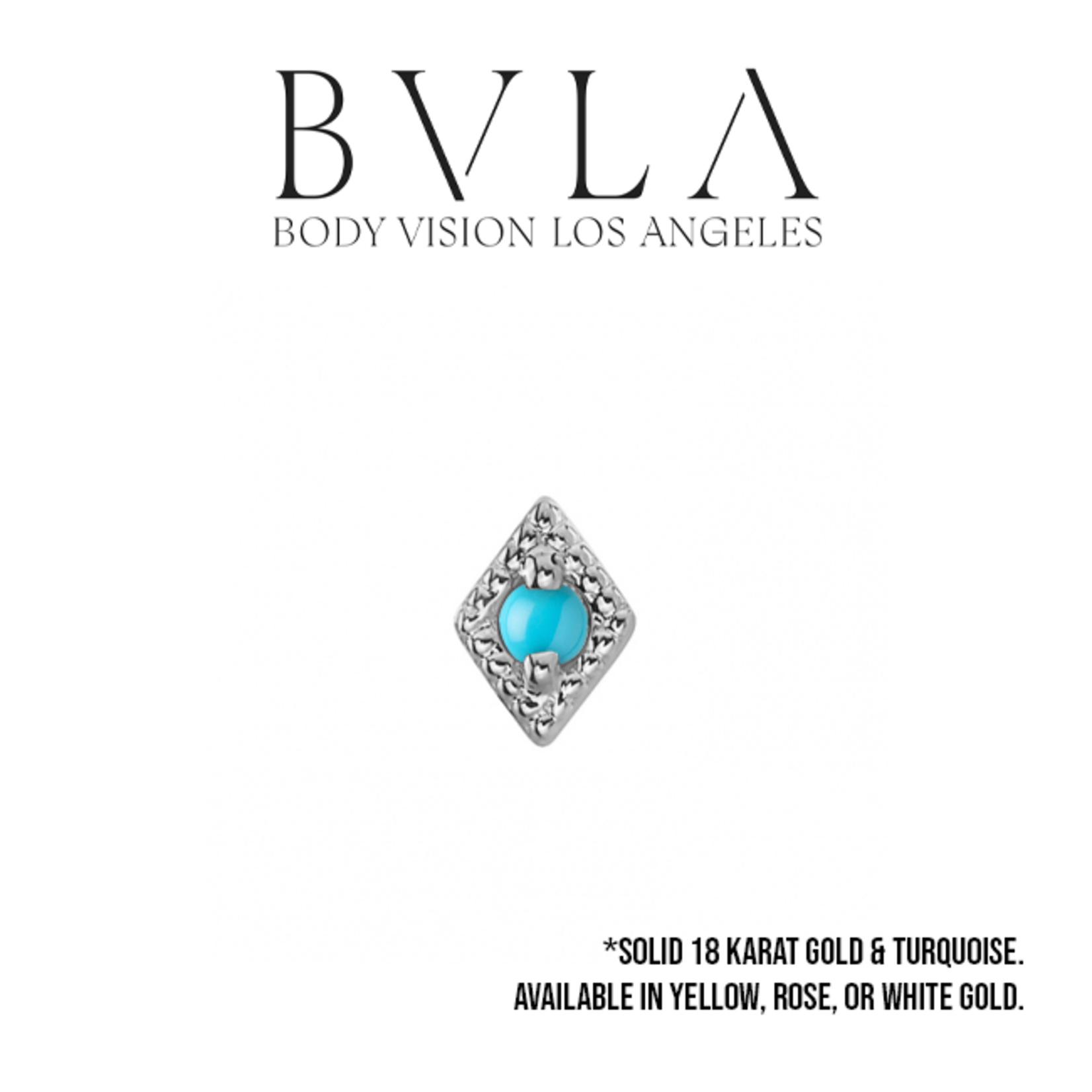 BVLA BVLA 5.0 "Harlequin" press fit end with 1.75 turquoise