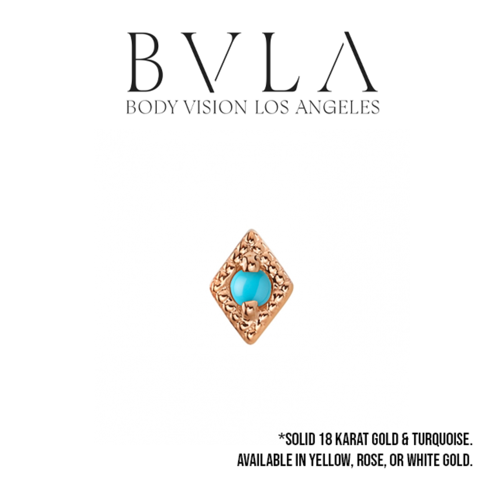 BVLA BVLA 5.0 "Harlequin" press fit end with 1.75 turquoise