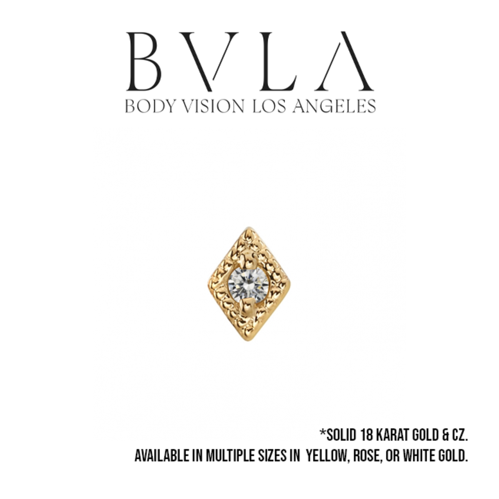 BVLA BVLA 5.0 "Harlequin" press fit end with CZ