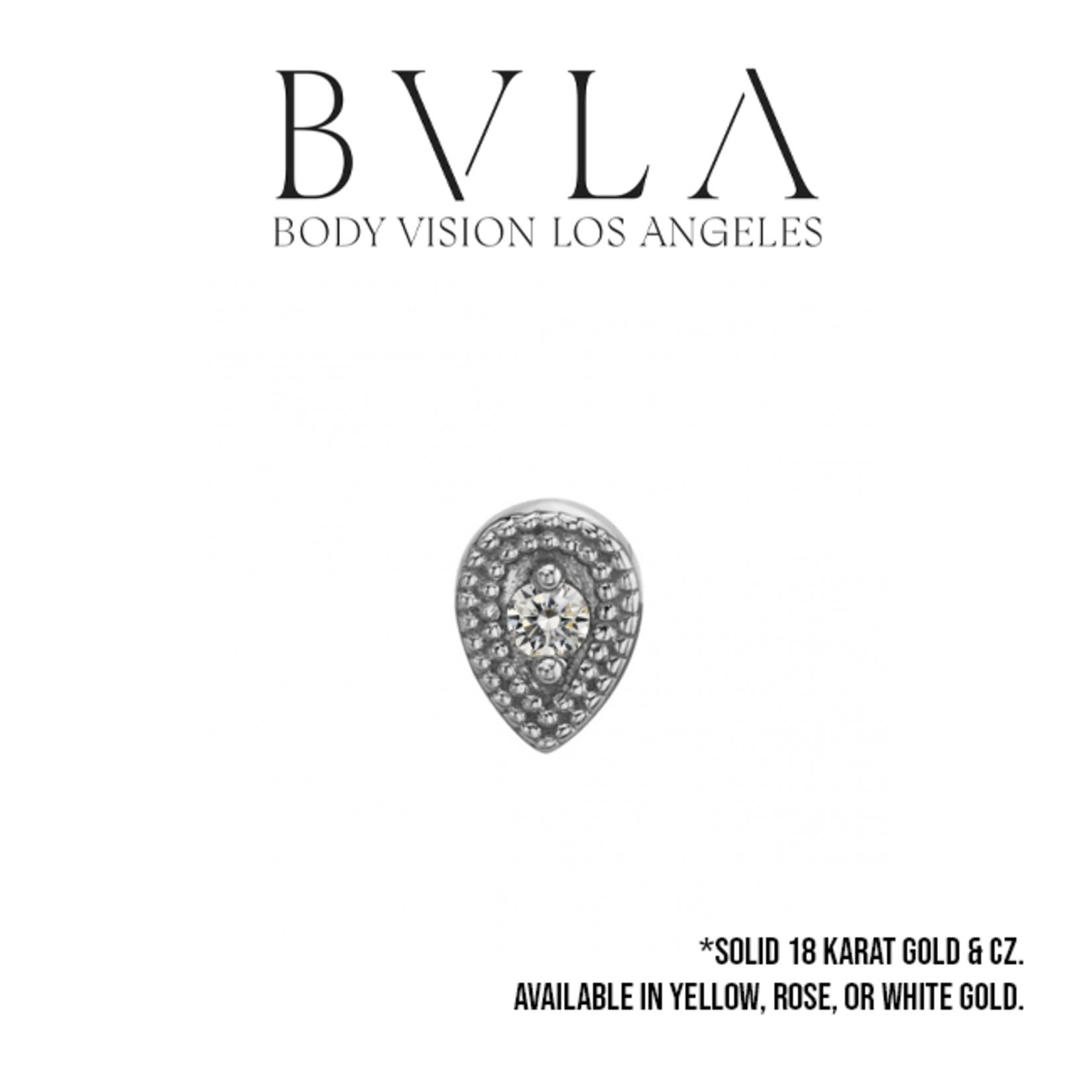 BVLA BVLA 6x2 "Double Pear Harlequin" threaded end with 2.0 CZ