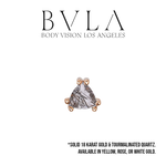 BVLA BVLA "Tanti" Press-Fit End with Tourmalinated Quartz Trillion