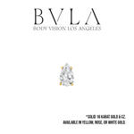 BVLA BVLA "Pear Prong" with CZ
