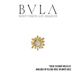BVLA BVLA 4.0mm "Sunray" Press-Fit End with CZ
