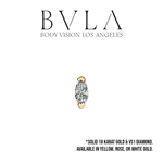 BVLA BVLA "V-Prong Marquise" Press-Fit End with VS1 Diamond