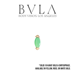 BVLA BVLA "V-Prong Marquise" Press-Fit End with Chrysoprase Cabochon
