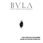 BVLA BVLA "V-Prong Marquise" Press-Fit End with Black Diamond