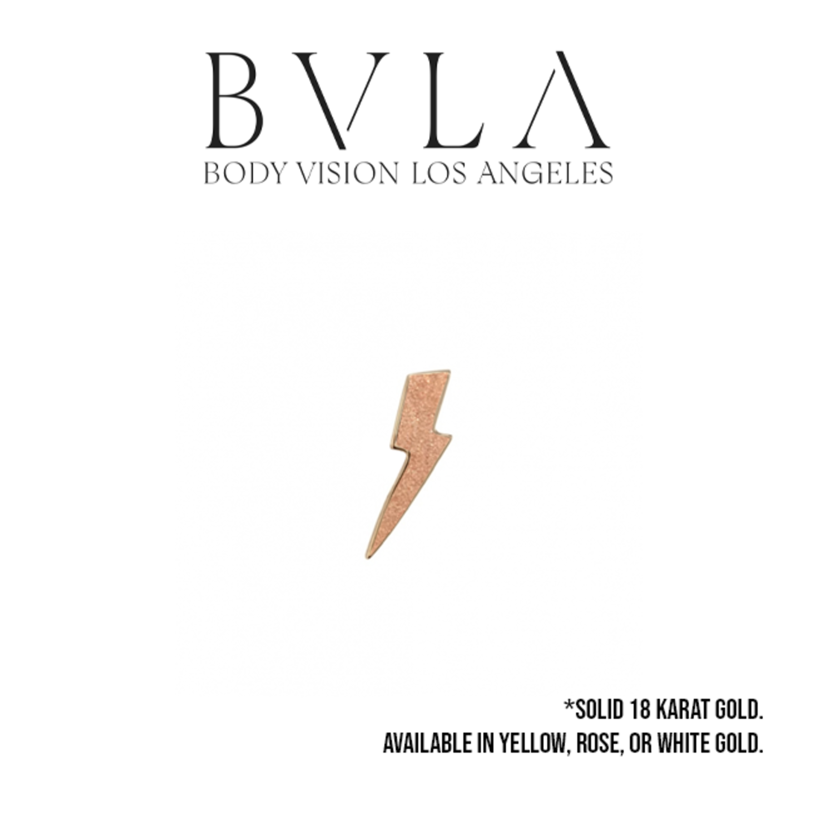 BVLA BVLA 8.5mm "Sandblasted Lightning Bolt" press-fit end