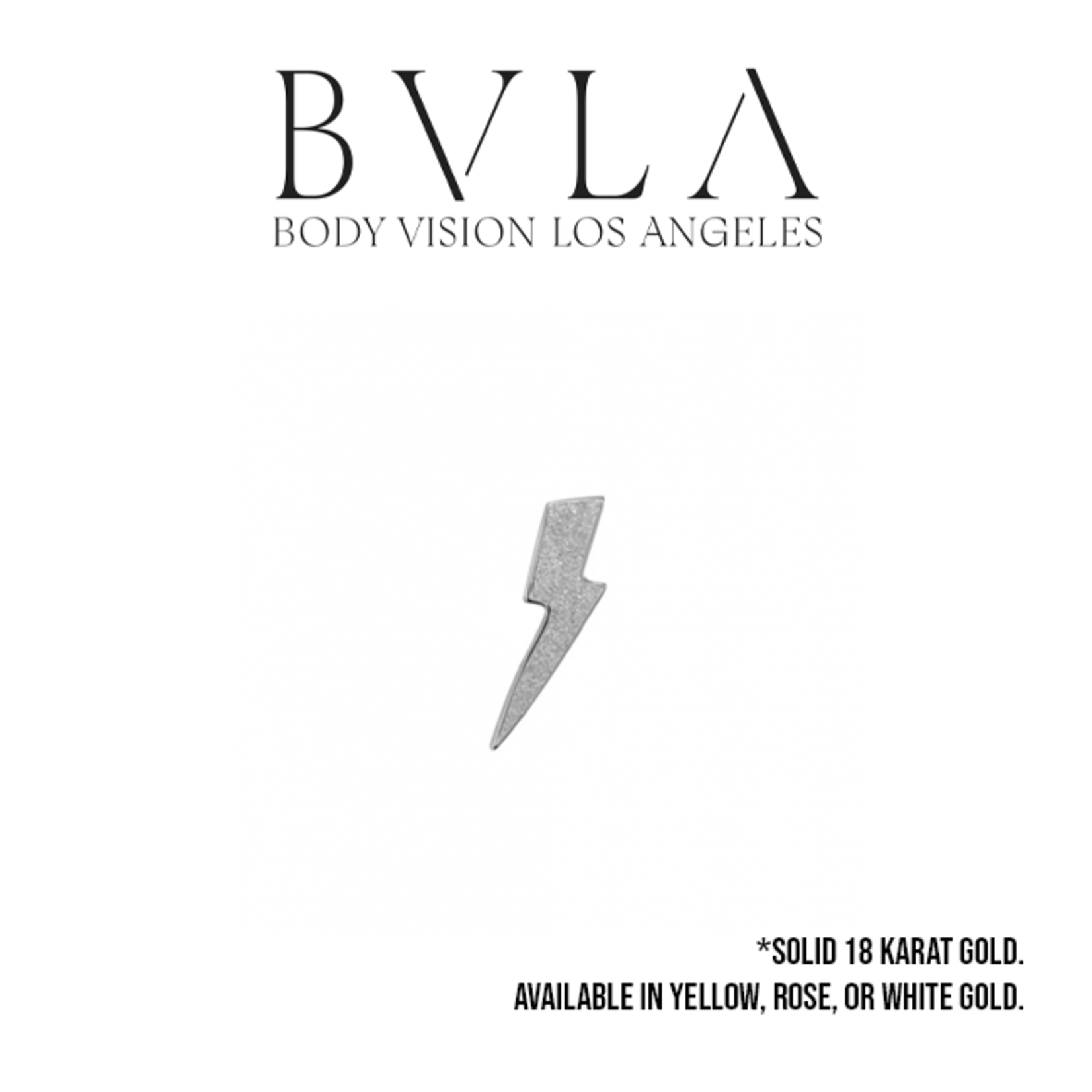 BVLA BVLA Sandblasted Lightning Bolt press fit end