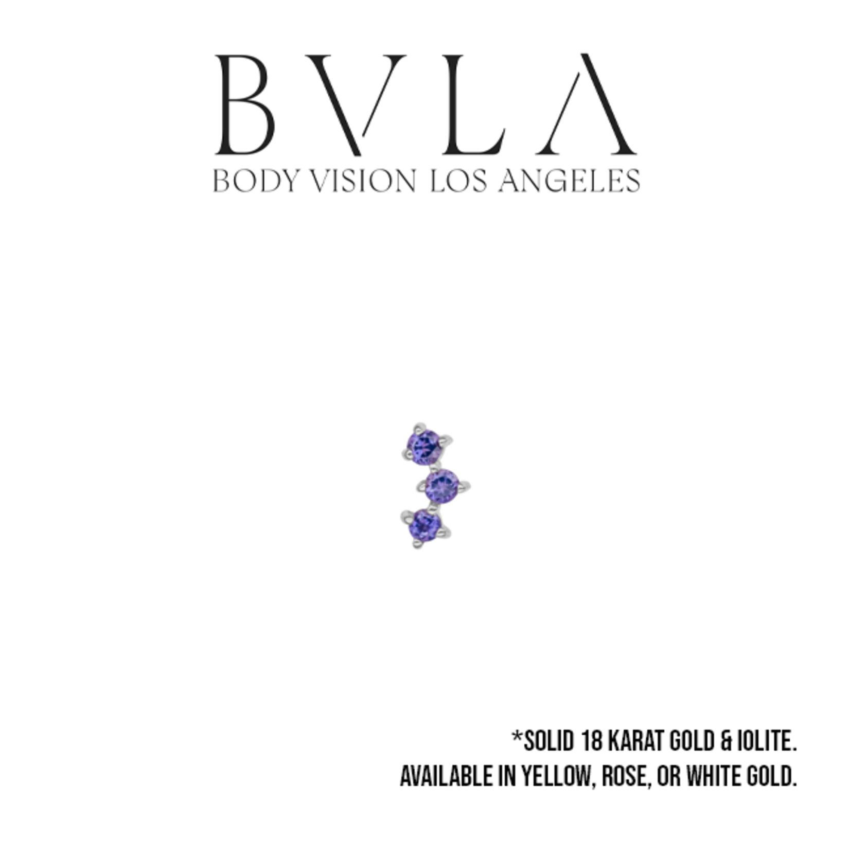 BVLA BVLA "Muse" threaded end with 3x 1.5 AA Iolite