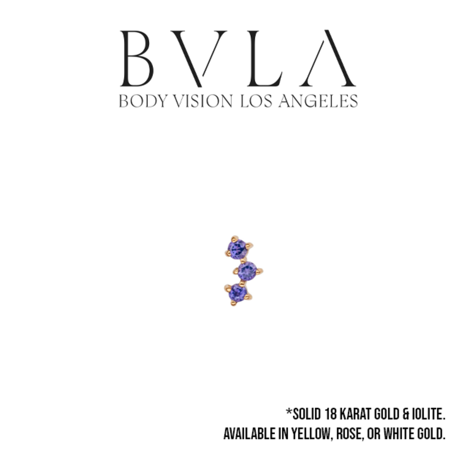 BVLA BVLA "Muse" threaded end with 3x 1.5 AA Iolite