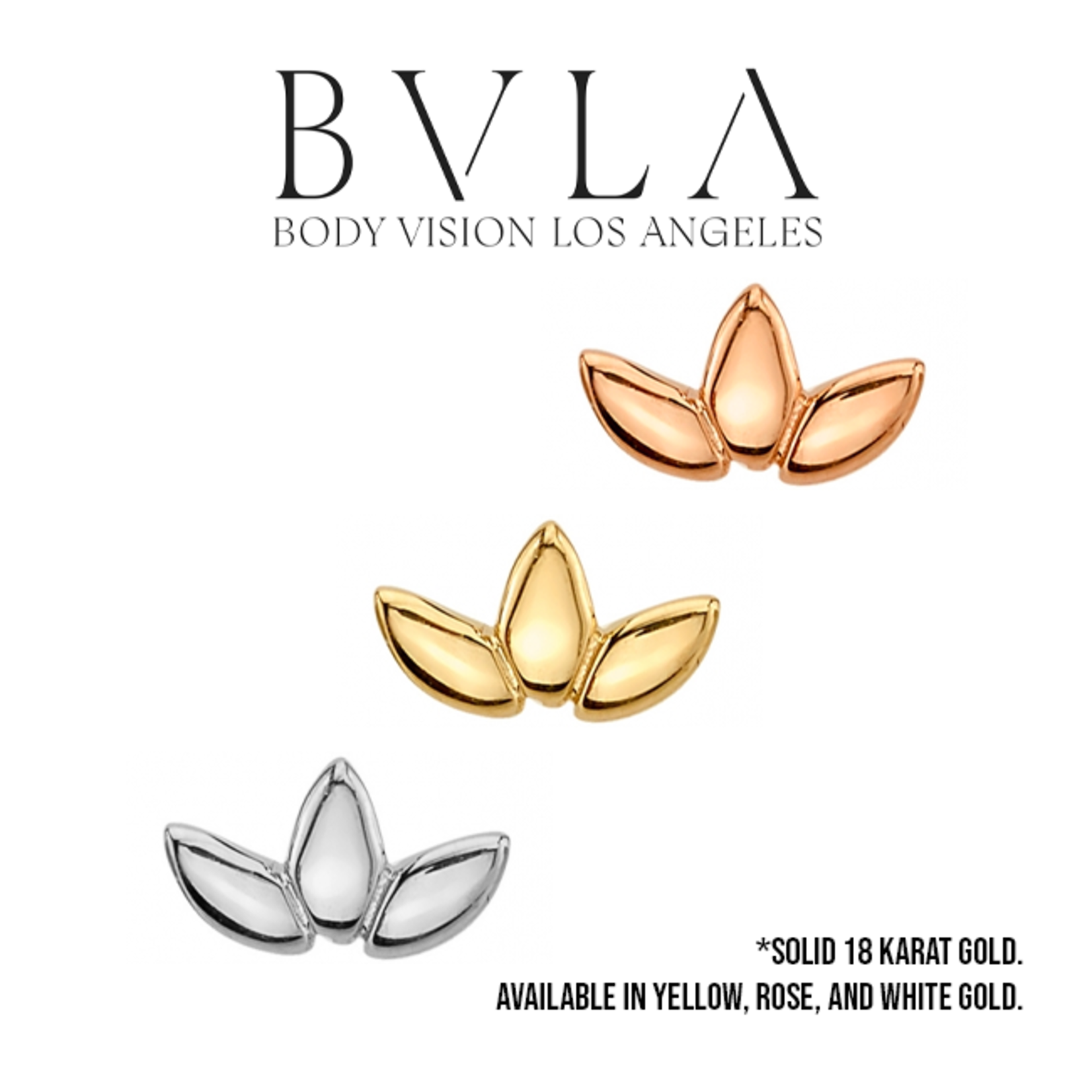 BVLA BVLA "Flat Marquise Fan" press fit end