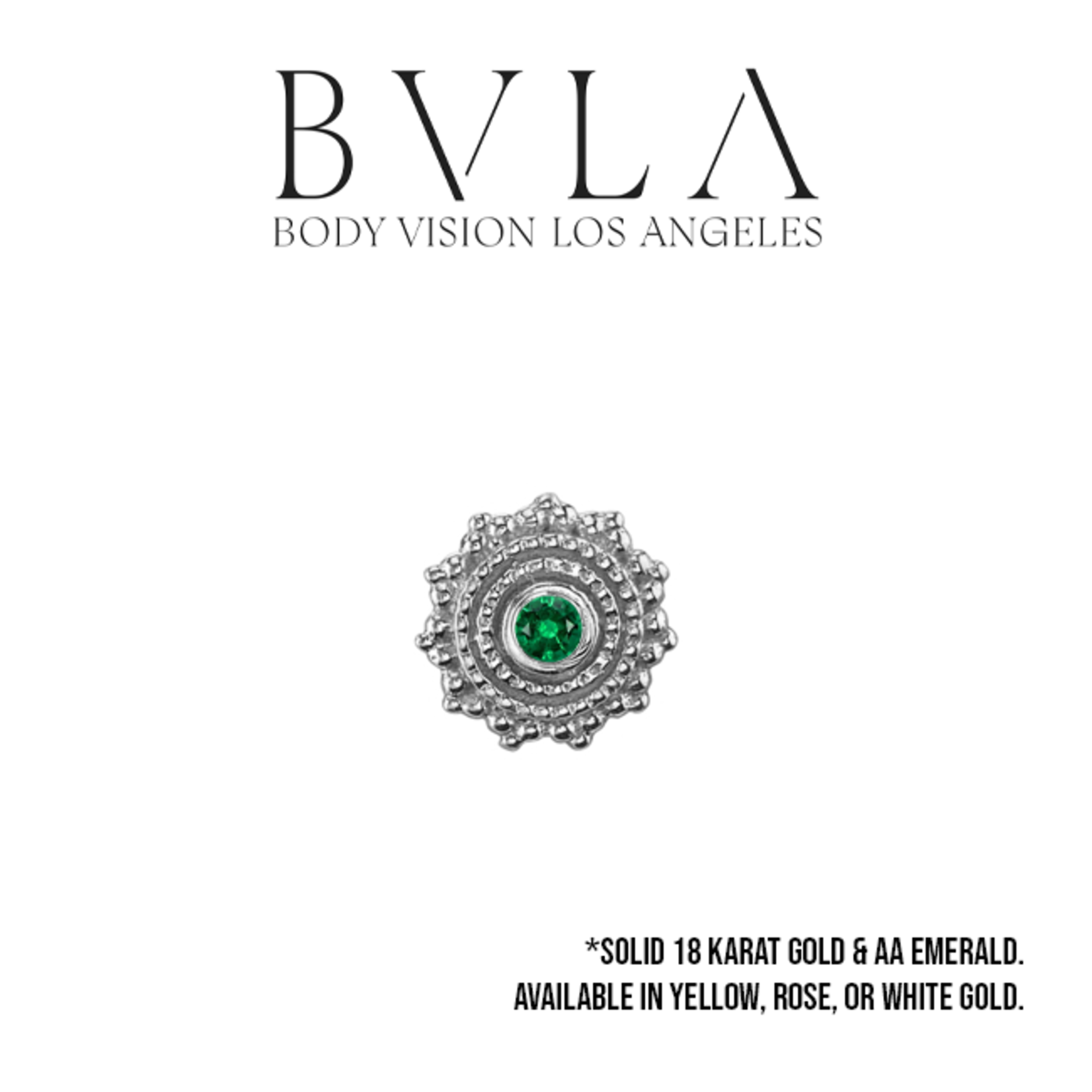 BVLA BVLA 6.0 "Afghan" press-fit end with 1.5 AA emerald