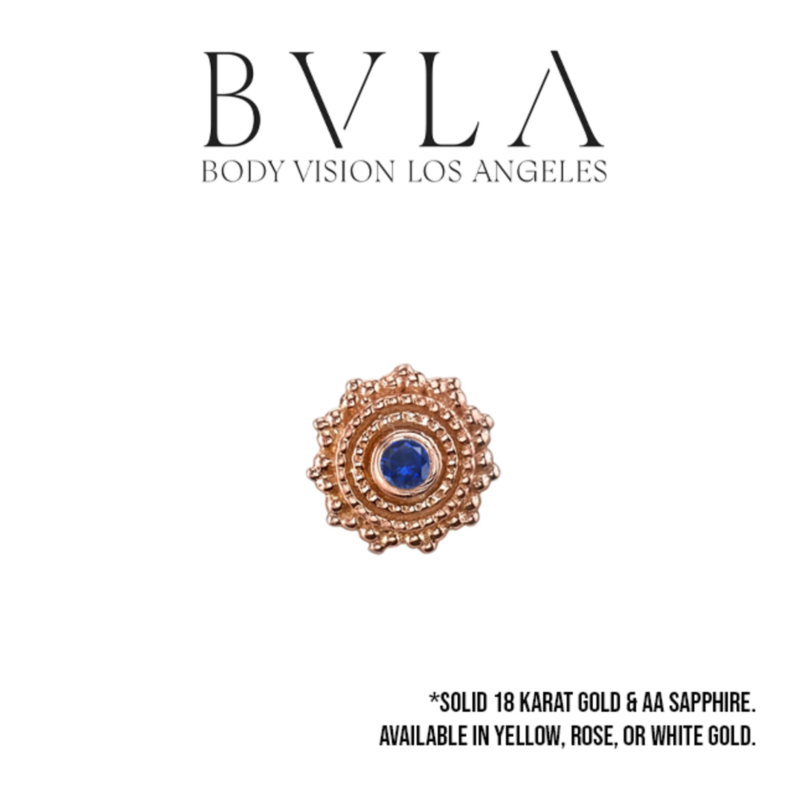 BVLA BVLA "Afghan" press-fit end with AA Sapphire