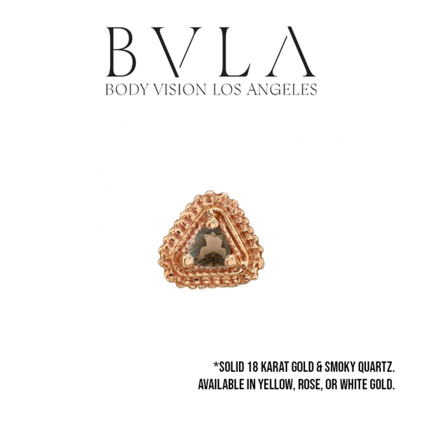 BVLA BVLA "Afghan Trillion" threaded end with 3.0 smoky quartz