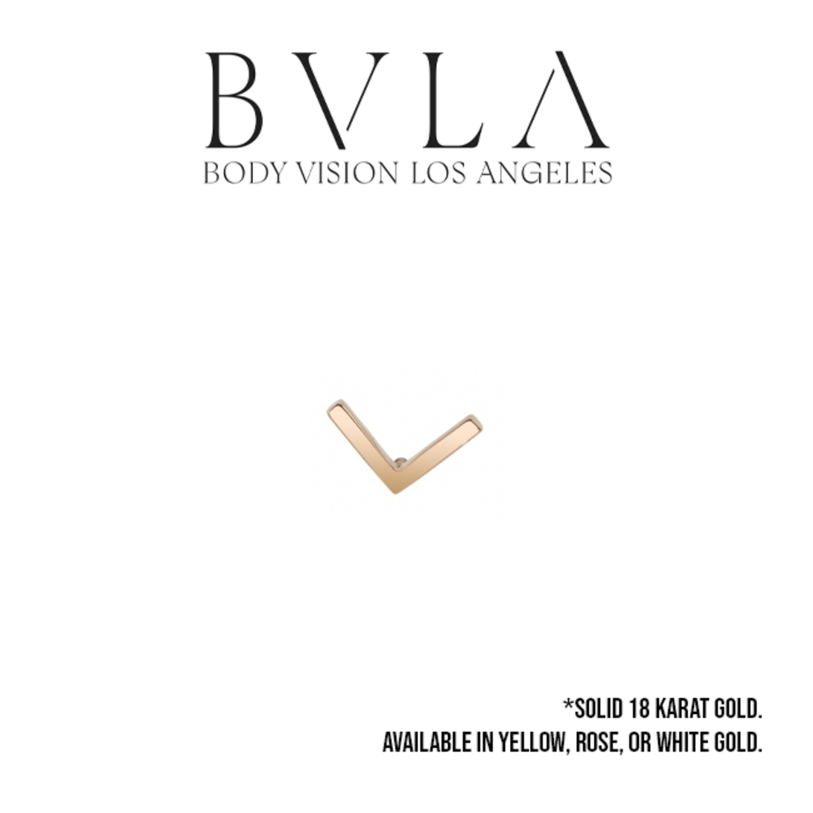 BVLA BVLA 4.0mm "Flat V" press-fit end