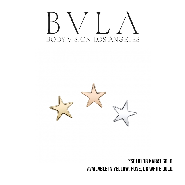 BVLA Flat Star 23rd Street Body Piercing Online Shop